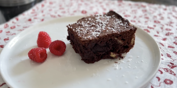 Coconut Brownies with Pecans